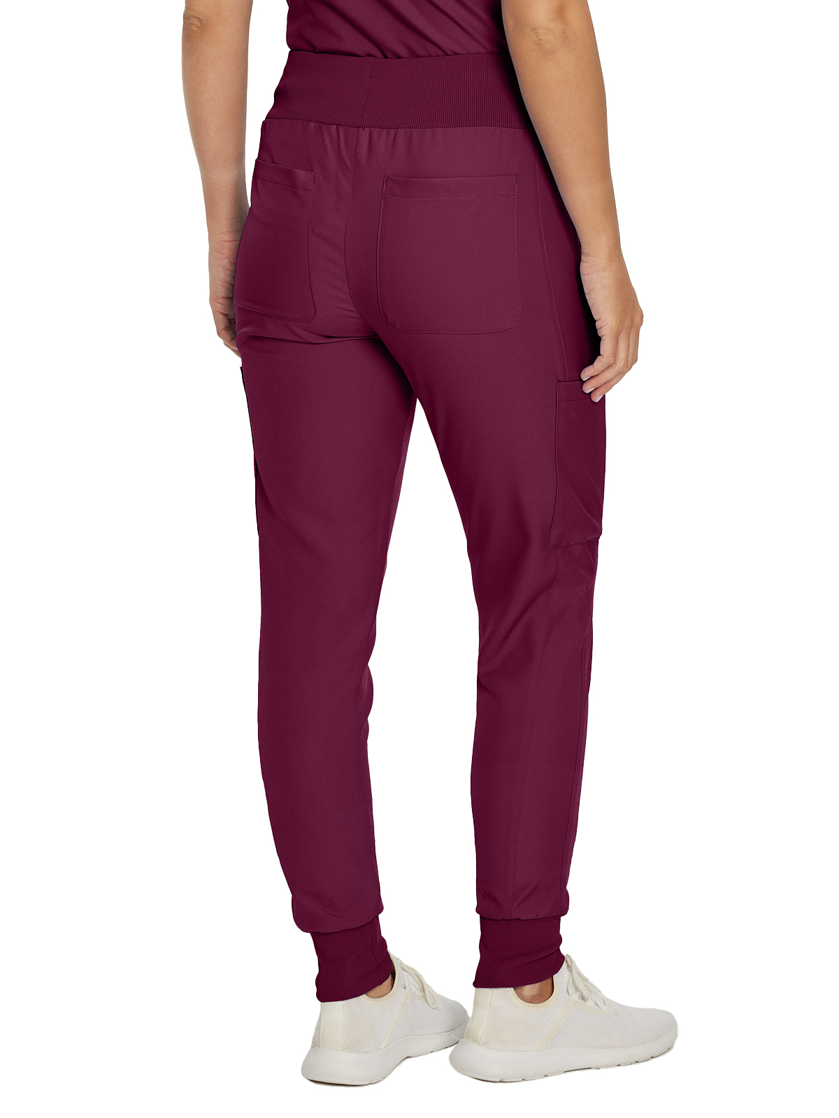 Landau - Forward - Women's Seven-Pocket Mid-Rise Rib-Knit Elastic Waist Jogger Pant 36
