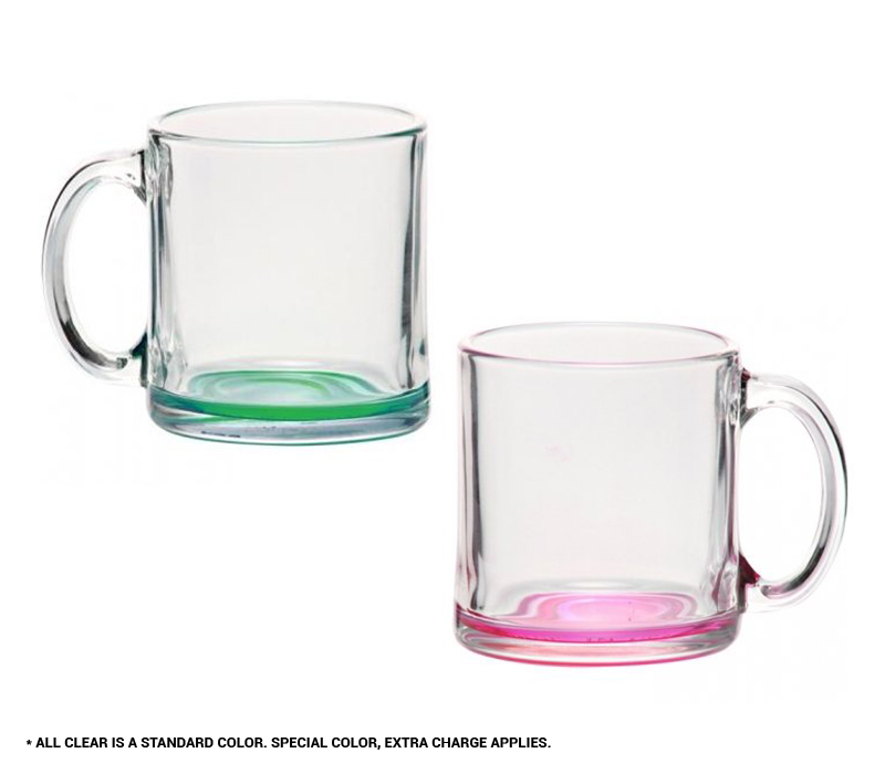 Classic Glass Mug with Easy Grip, 13oz. 3