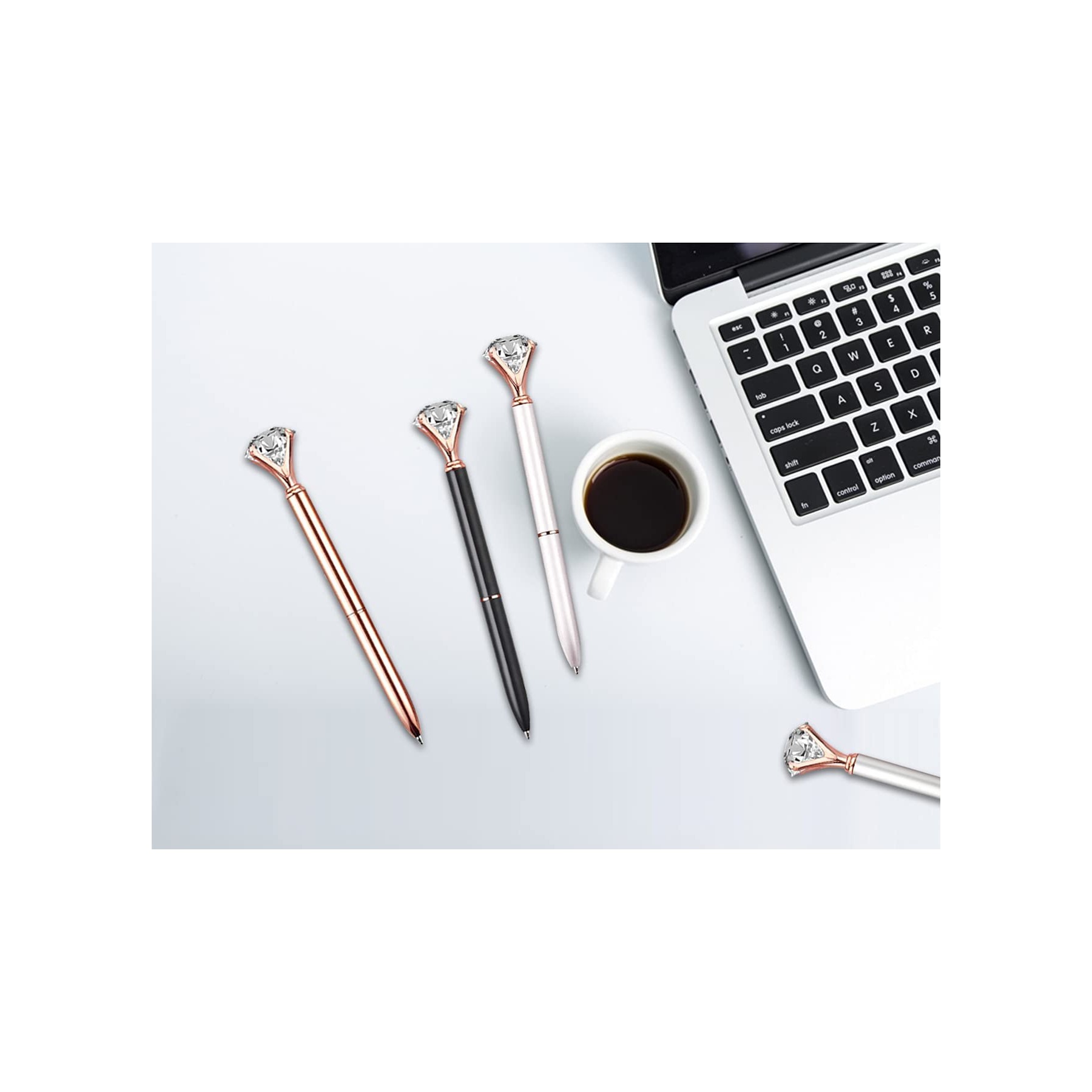 Big Crystal Diamond Ballpoint Pen Bling Metal Ballpoint Pen 3