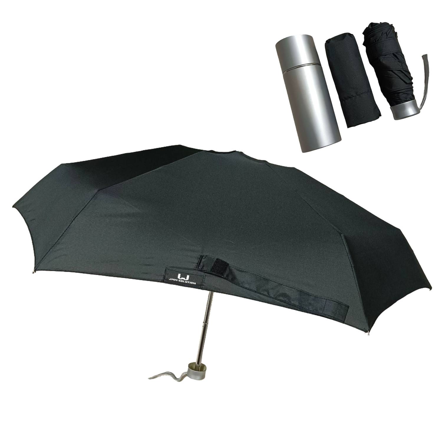 Compact Folding Umbrella w/ Aluminum Case 6
