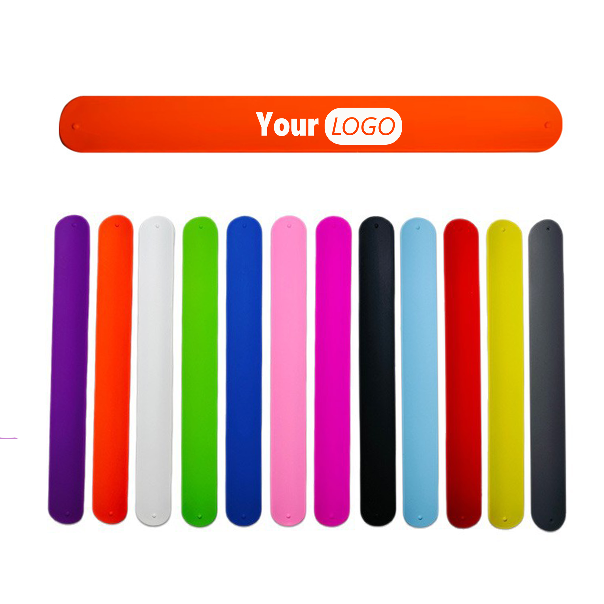 Custom Silicone Slap Bracelet MOQ 50 2