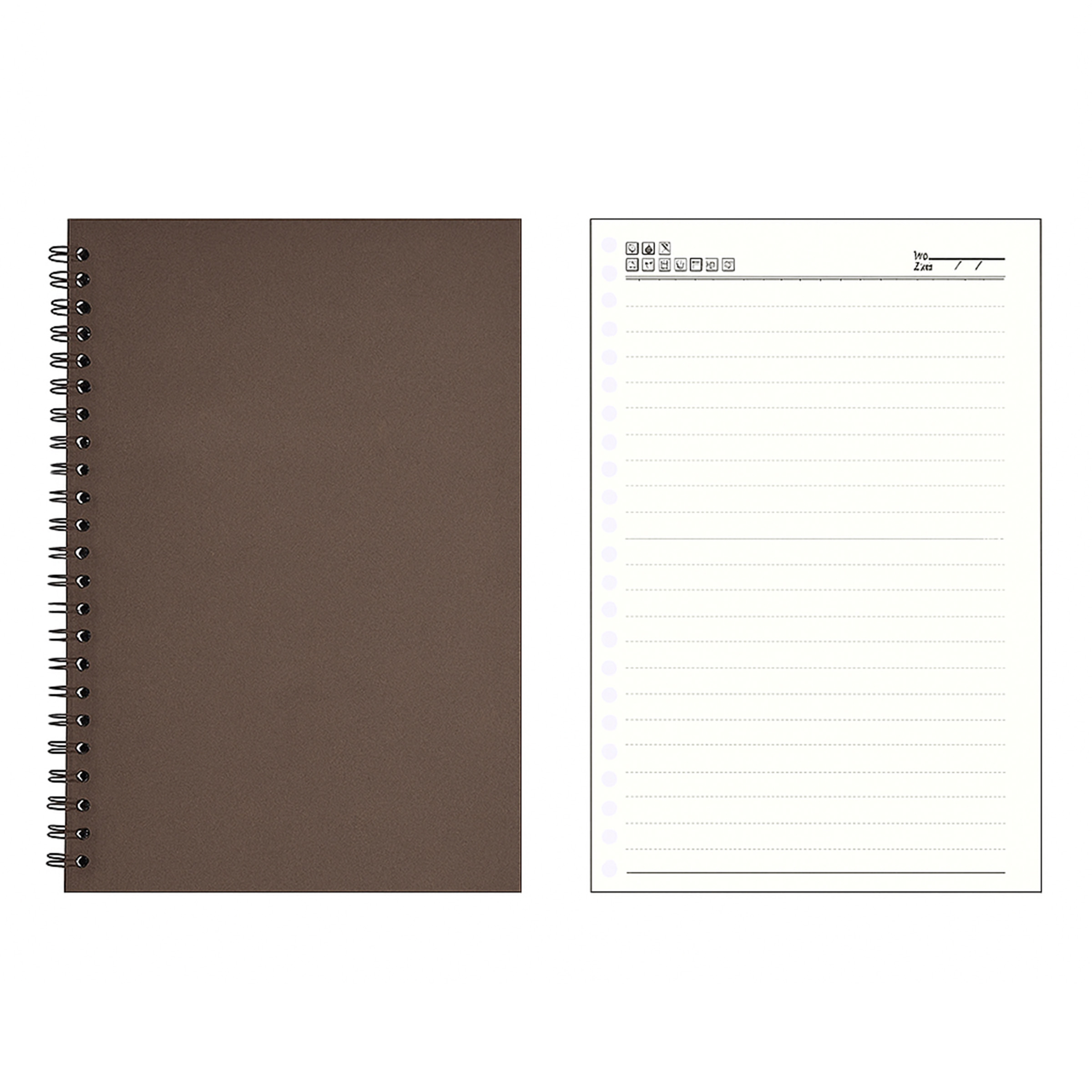Spiral Notebook With Lined Pages 8