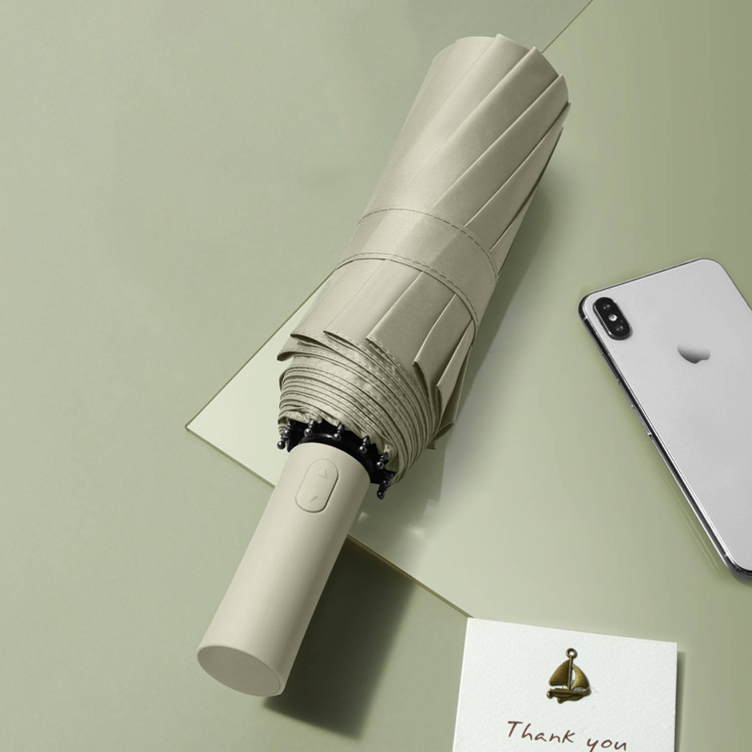 Portable Windproof Fully Automatic Folding Umbrella 3