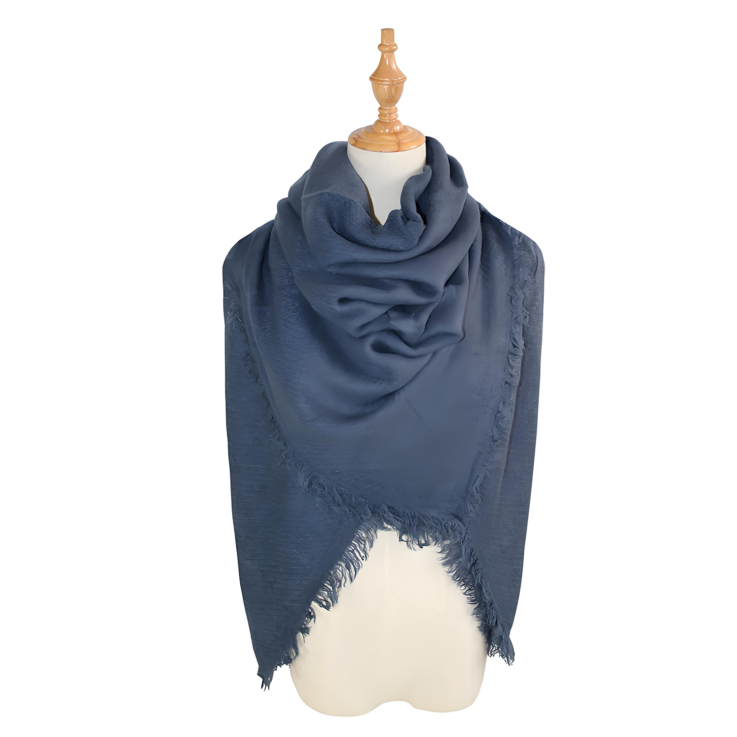Imitation Cashmere Monochrome Outdoor Arab Scarf Shawl 7