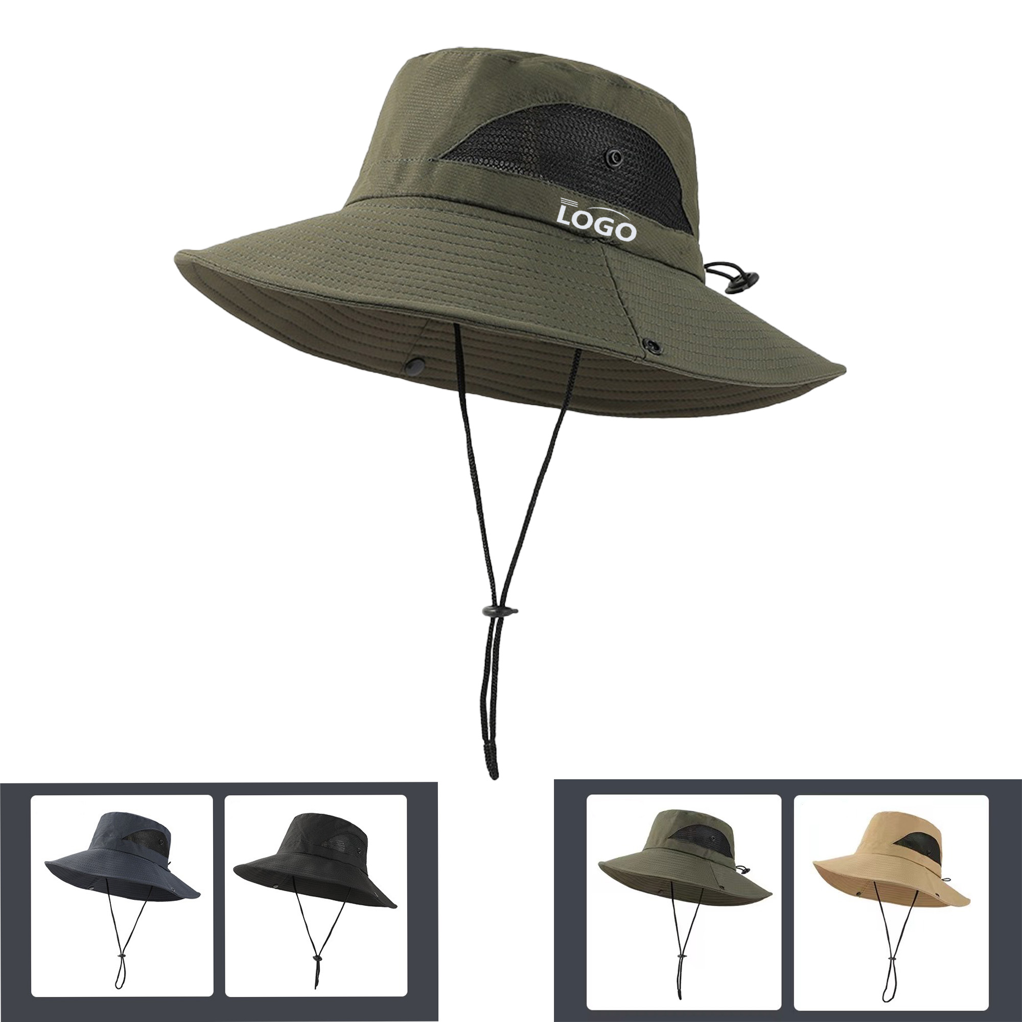 Wide Brim Sun Hat UV Protection Packable Bucket Hat 2