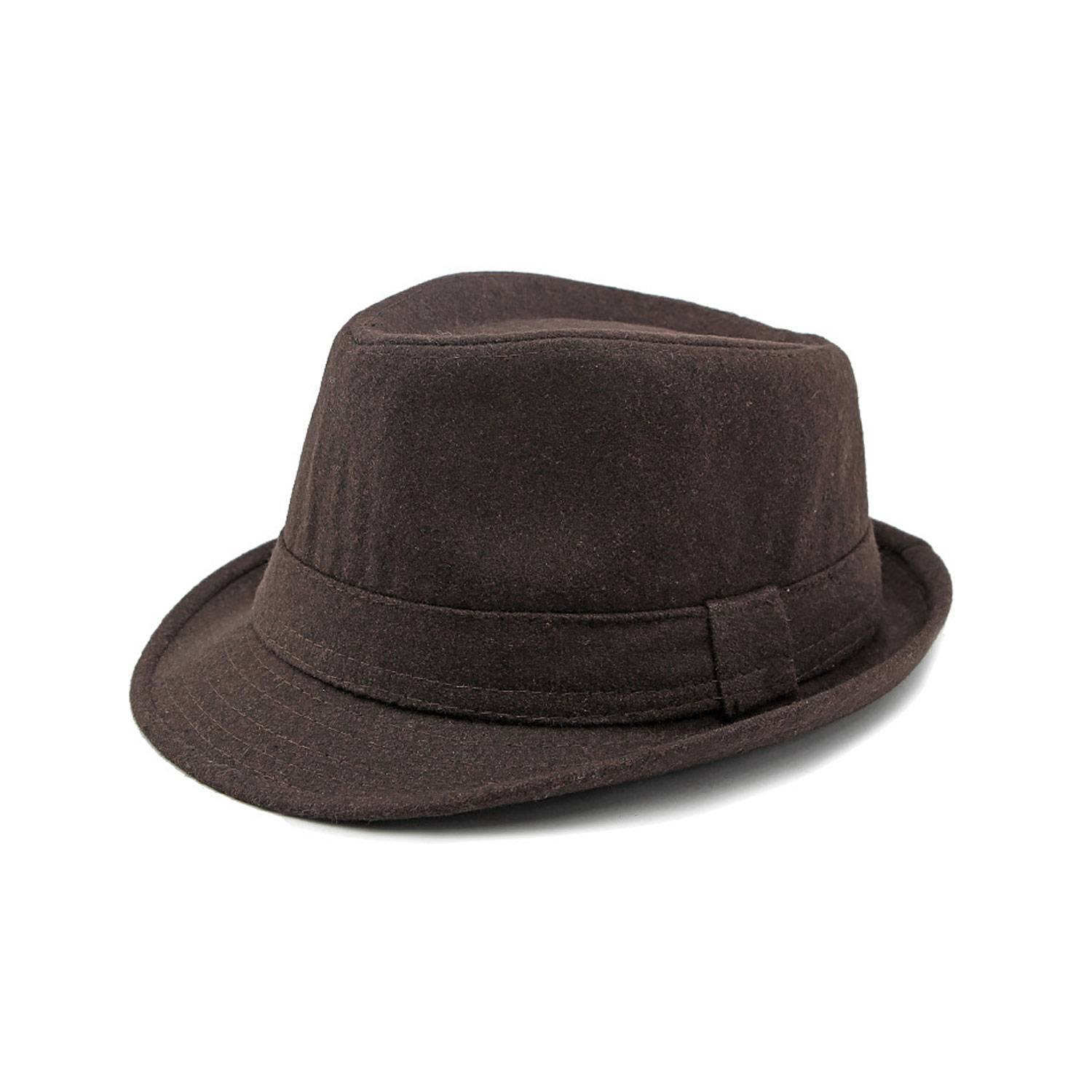 Mens Premium Black Fedora Hat 4