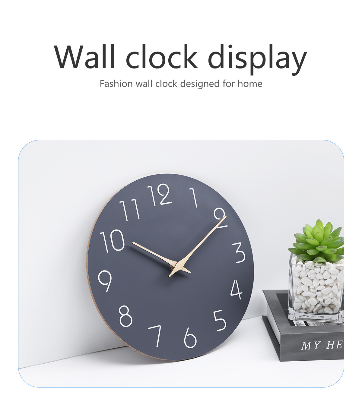 Decorative Battery Operated Wall Clocks 10 Inch 9