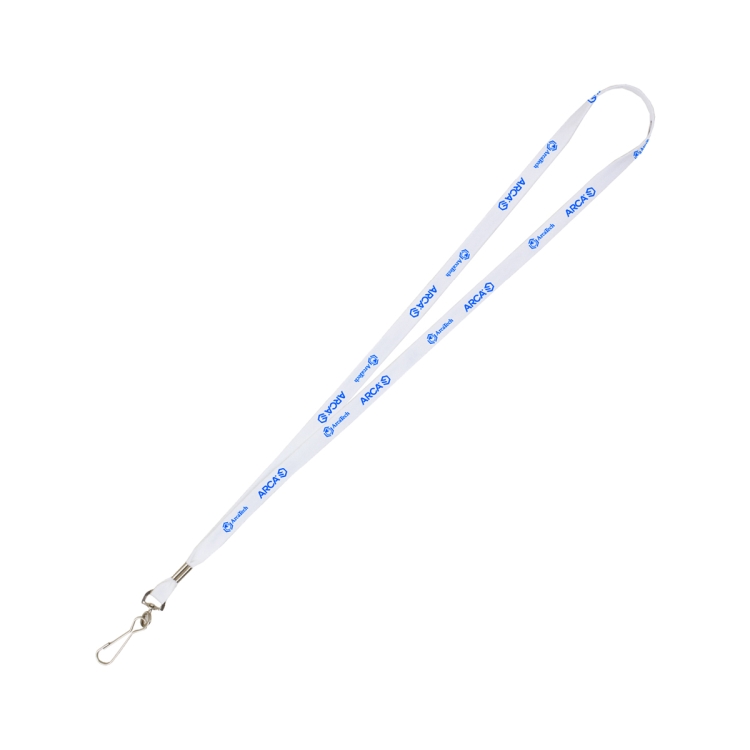 "AURORA" 3/8" Super Soft Polyester Silkscreen Lanyard (Overseas Production 8-10 Weeks) 8