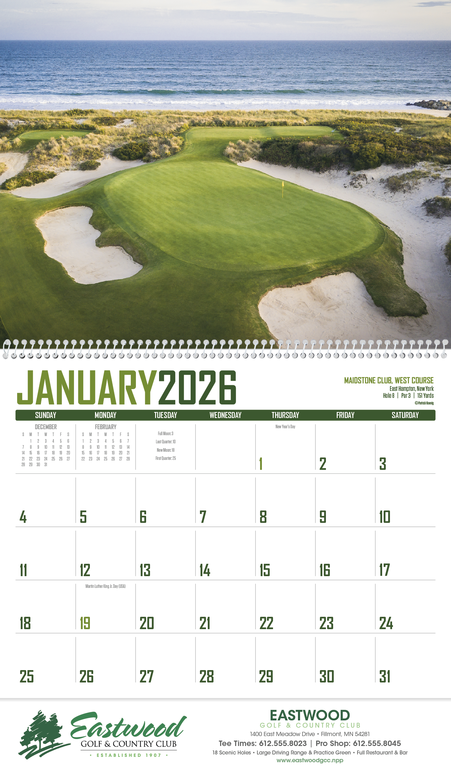 Triumph® Calendars Golf Calendar 31