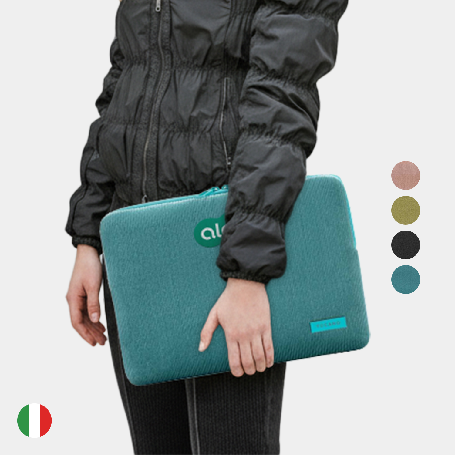 TUCANO® - Italy VELLUTO Scratch-Resistant Modern Business 13" Laptop Sleeve 6