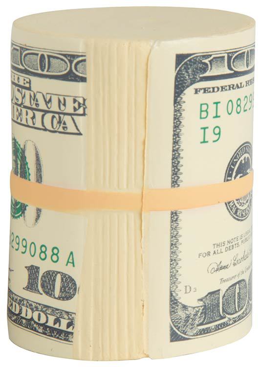 Rolled Cash Roll of Money Stress Reliever 3