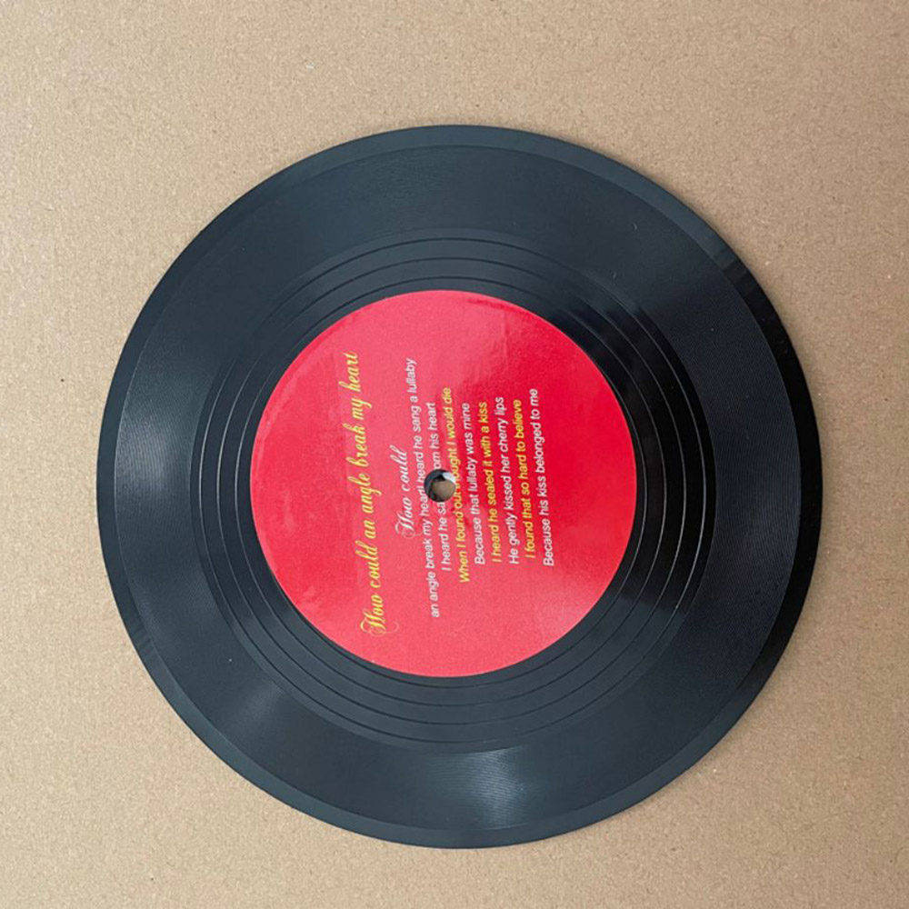 Customised Vinyl Record Ornaments 1