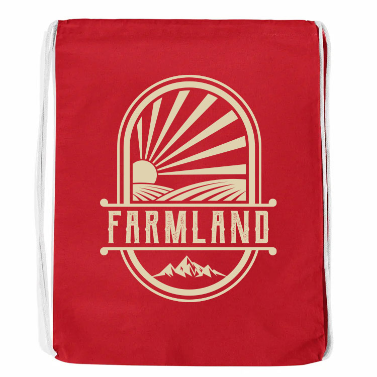 Colored Cotton Sports Pack, custom drawstring bag with logo imprint 31