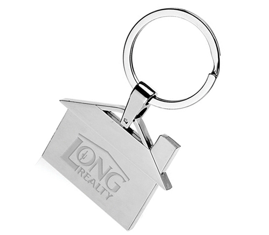 House Metal Keychain 1
