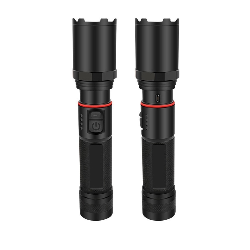Custom Rechargeable Zoomable Flashlights 2