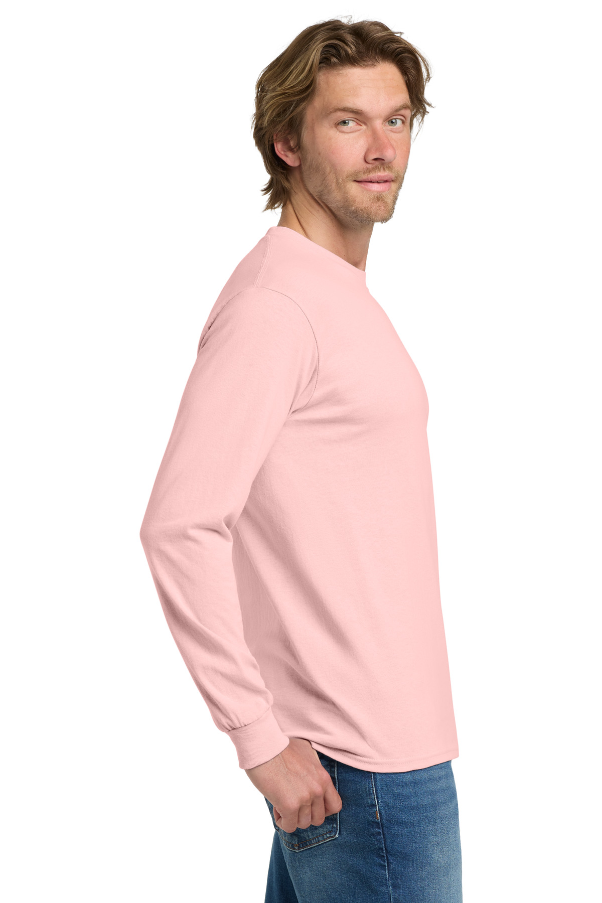 Gildan - Heavy Cotton 100% Cotton Long Sleeve T-Shirt. 5400 45