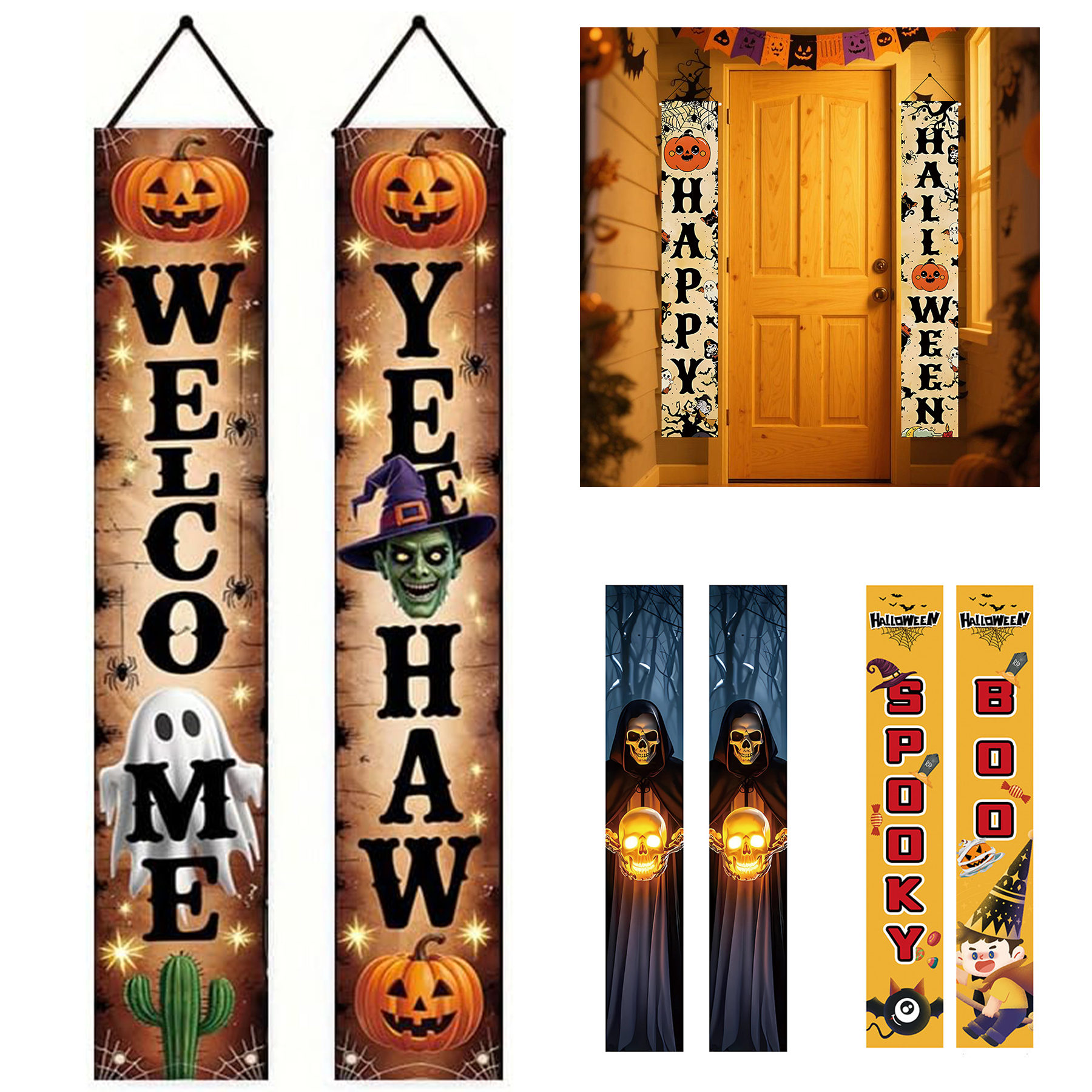 Halloween Decorations Outdoor Banners 6
