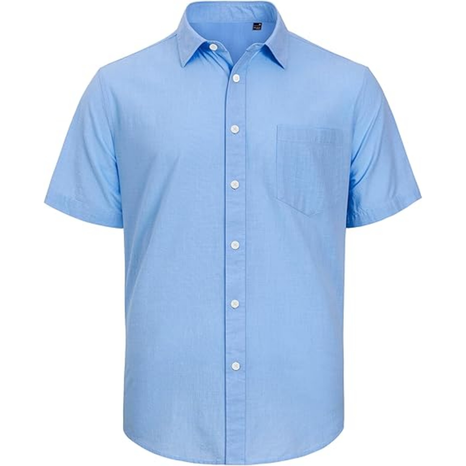 Men's Cotton Linen Short Sleeve Shirt 6