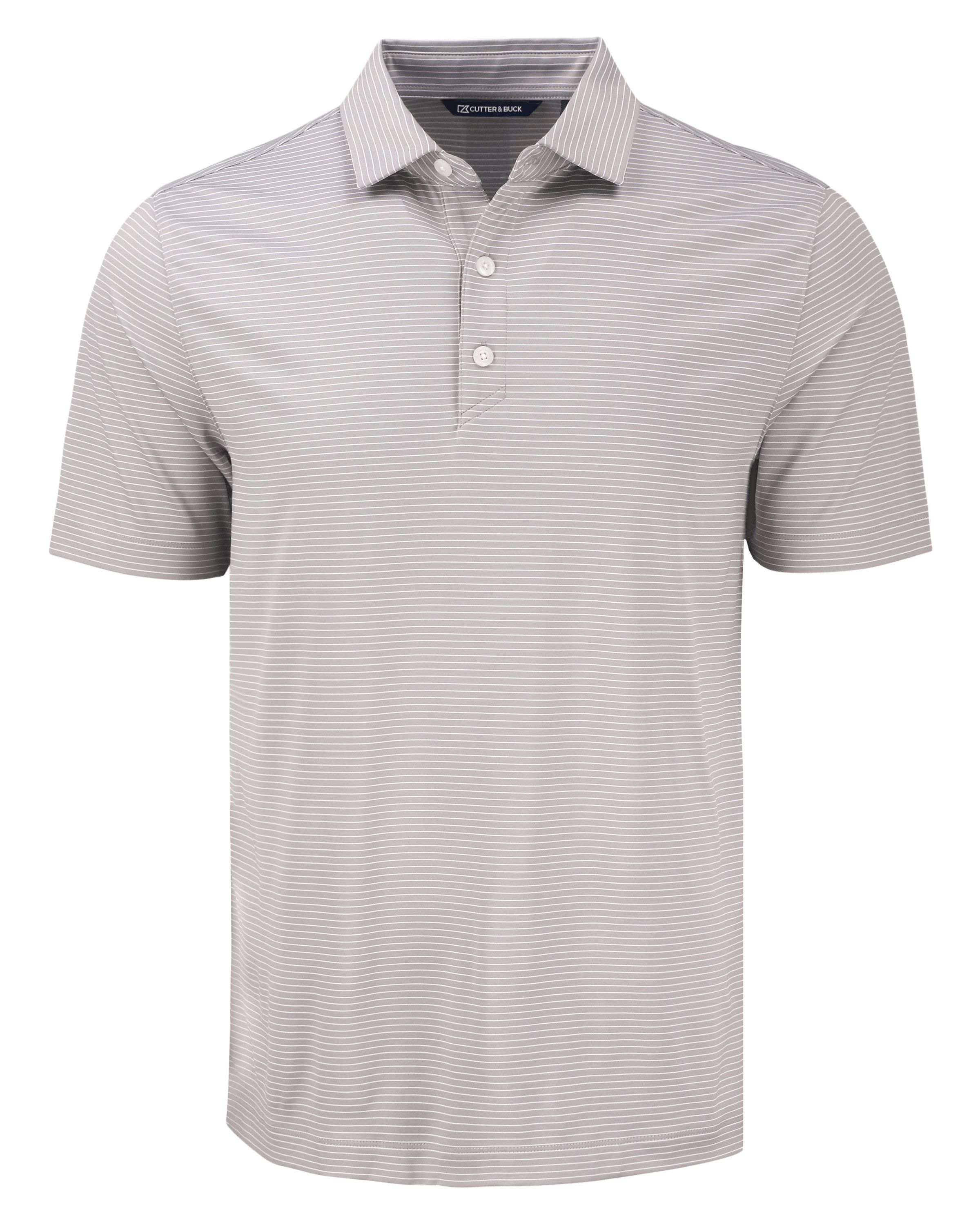Cutter & Buck Forge Recycled Fine Line Stripe Four-Way Stretch Mens Polo 34