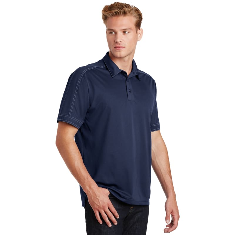 Sport-Tek Contrast Stitch Micropique Sport-Wick Polo. 12