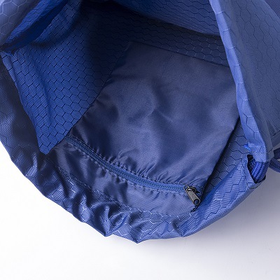 Drawstring Backpack / Zipper 5