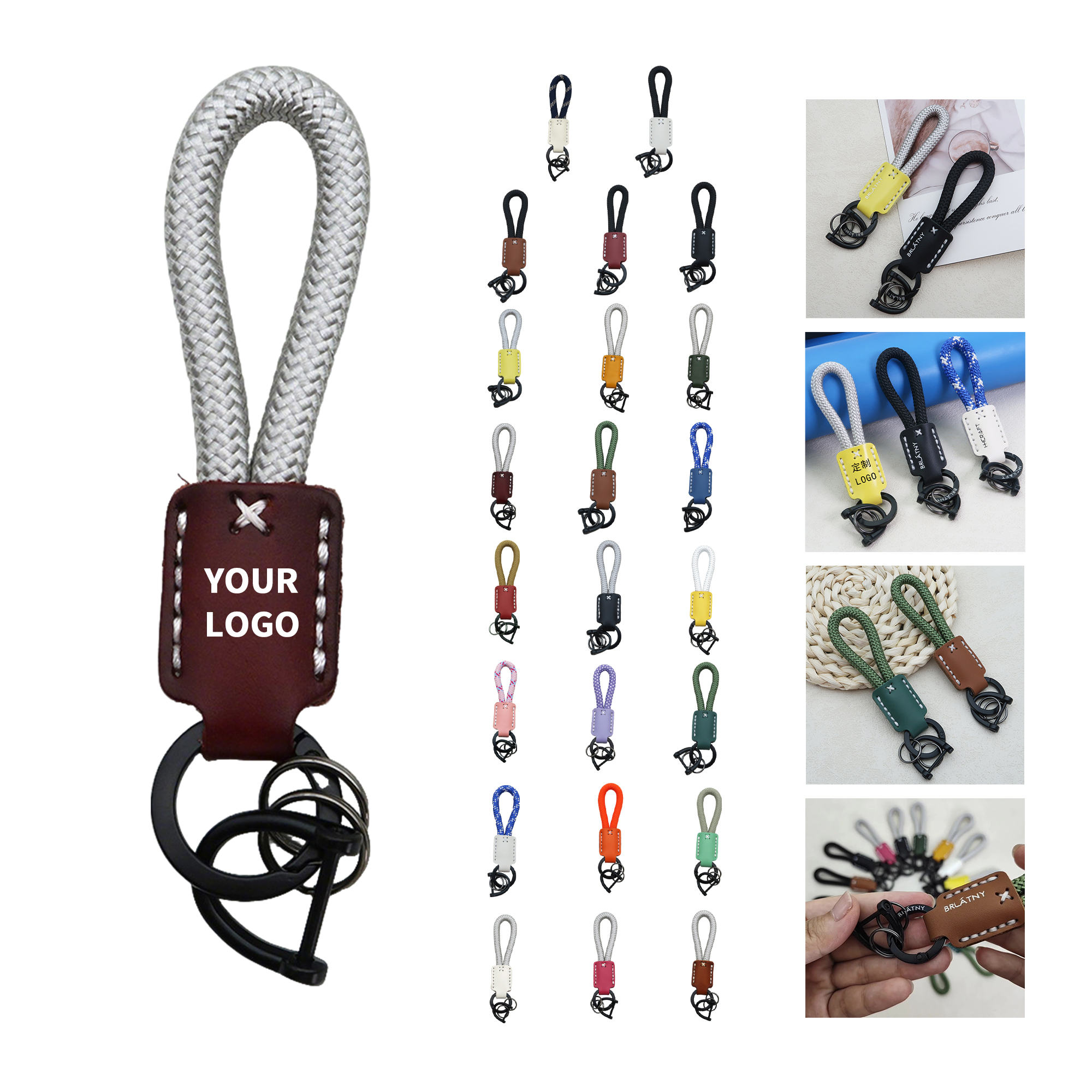Genuine Leather Key Holder Strap 3.9" Length X 1" Width 20