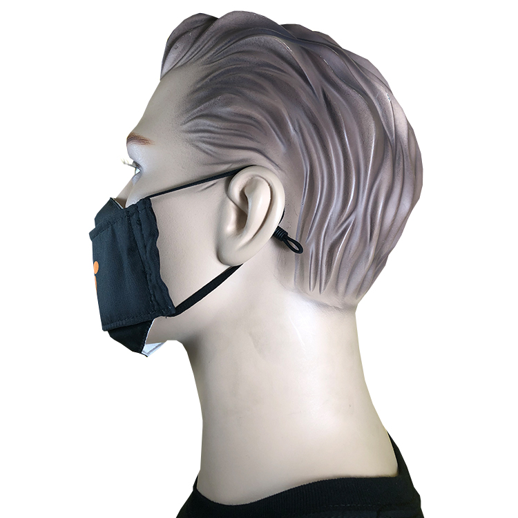 Flat Front 2-ply Mask (Dye Sub Logo), Adult Size 4