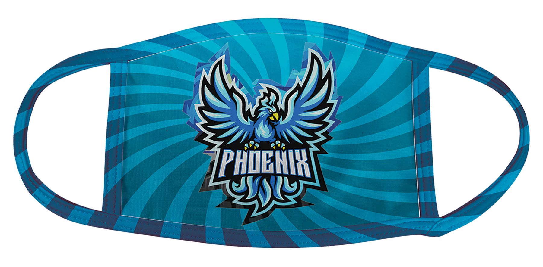 Sublimated Double Layer Medium Face Mask 2
