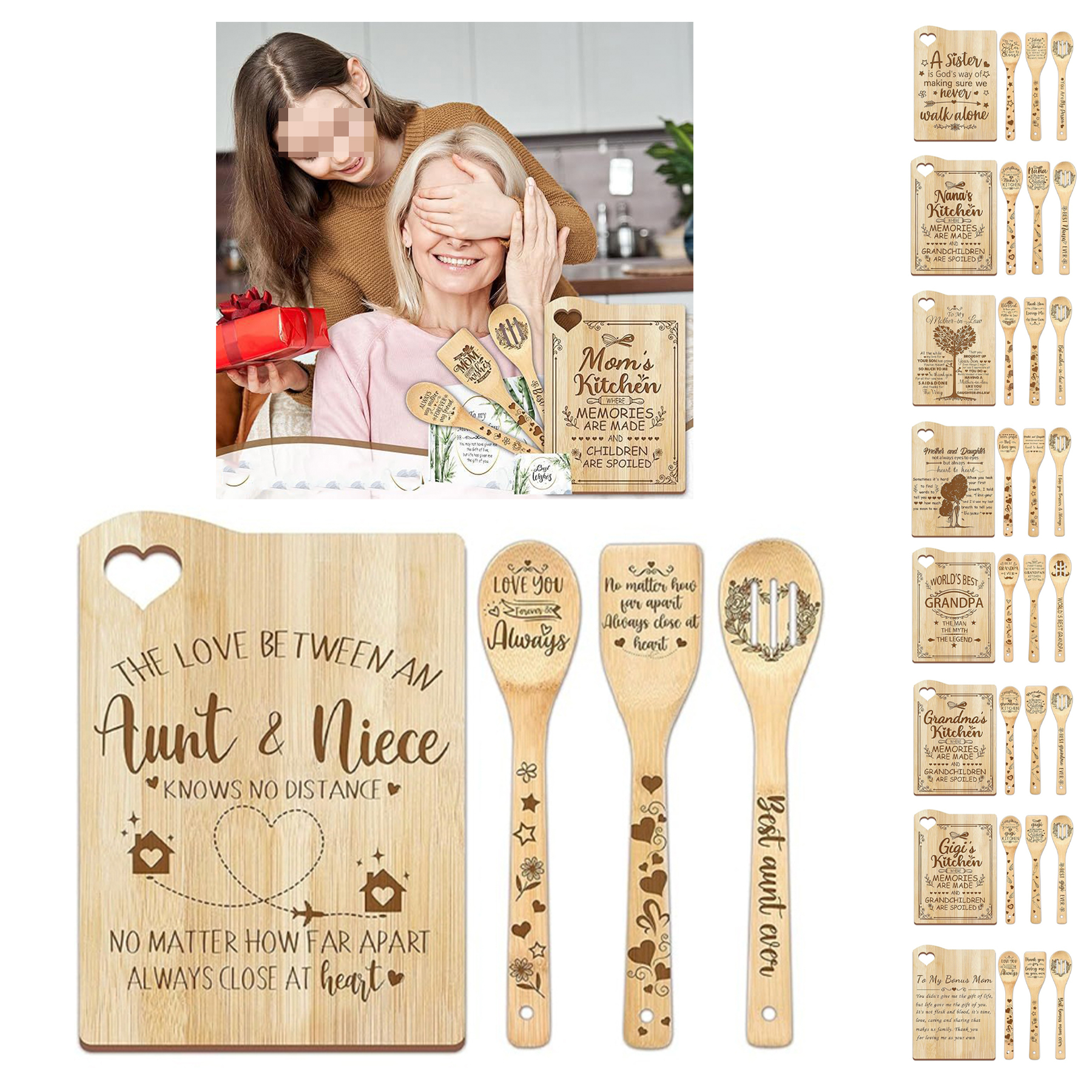 Cutting Board And Spatula Set 2