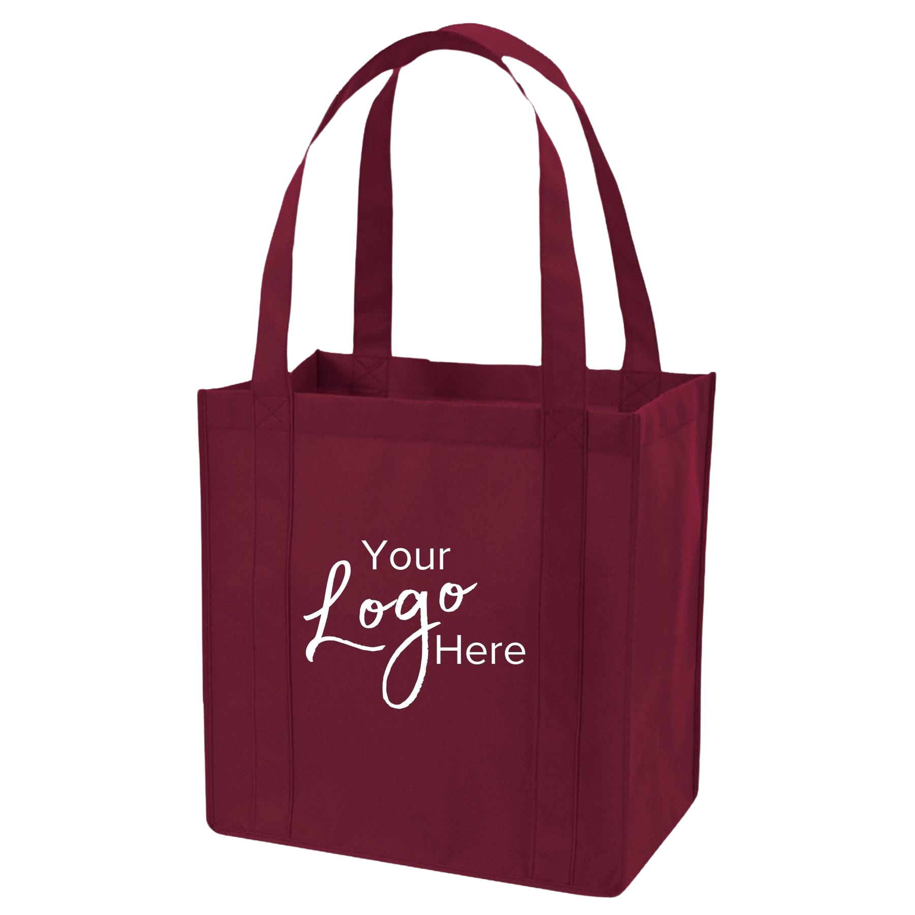Non-Woven 12 1/2"W x 13 1/2"H x 8 1/2" Gusset Tote Bag w/ Inforced Bottom 19