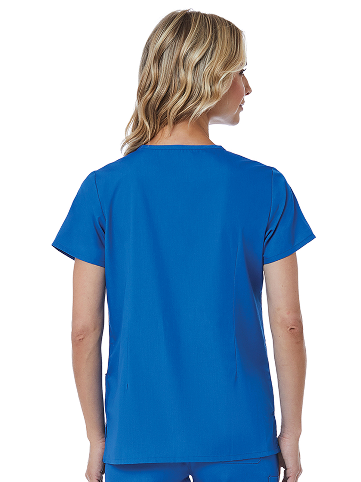 Maevn - Red Panda - Women's Three-Pocket Curved Mock Wrap Top 11