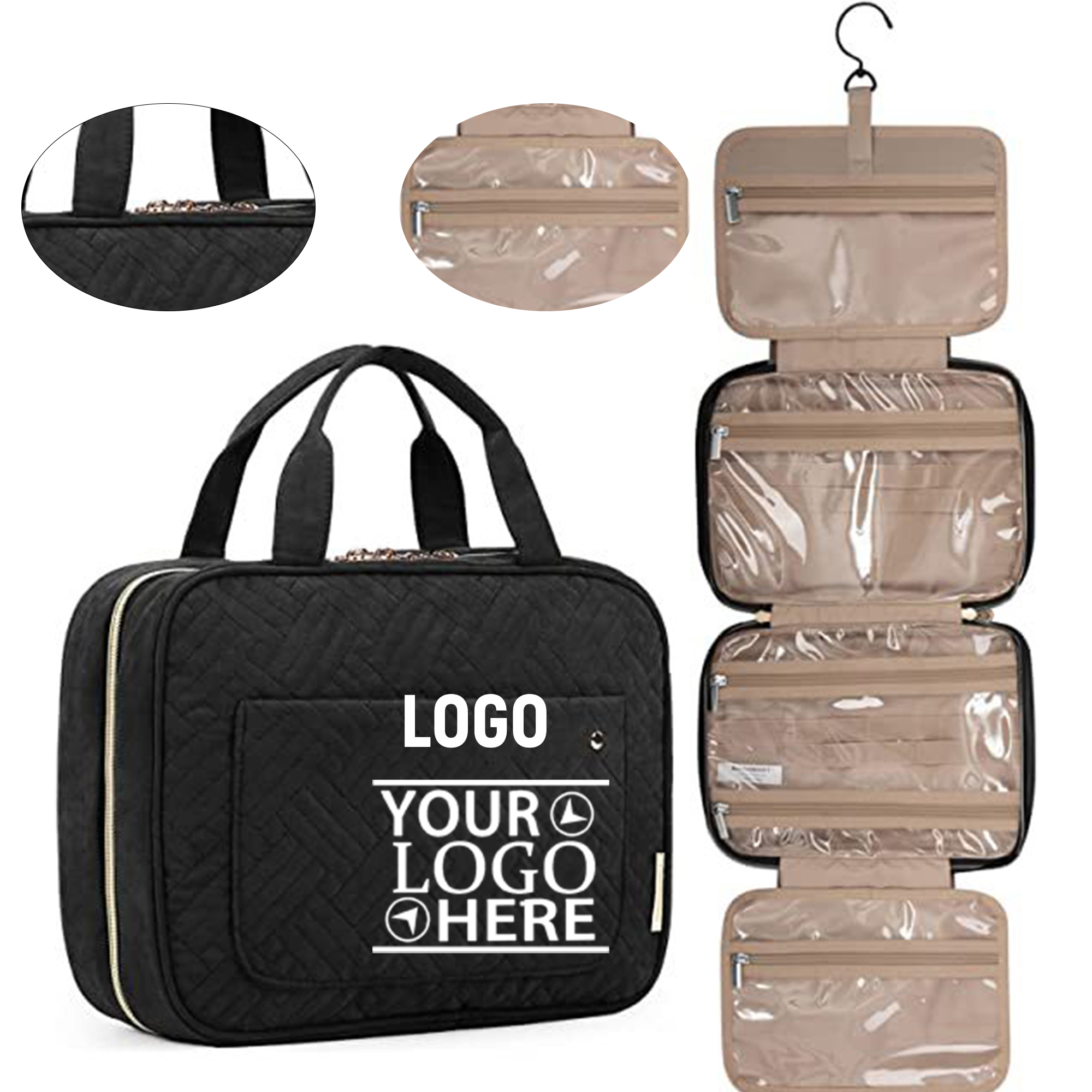 Toiletry Travel Bag With Hanging Hook 4