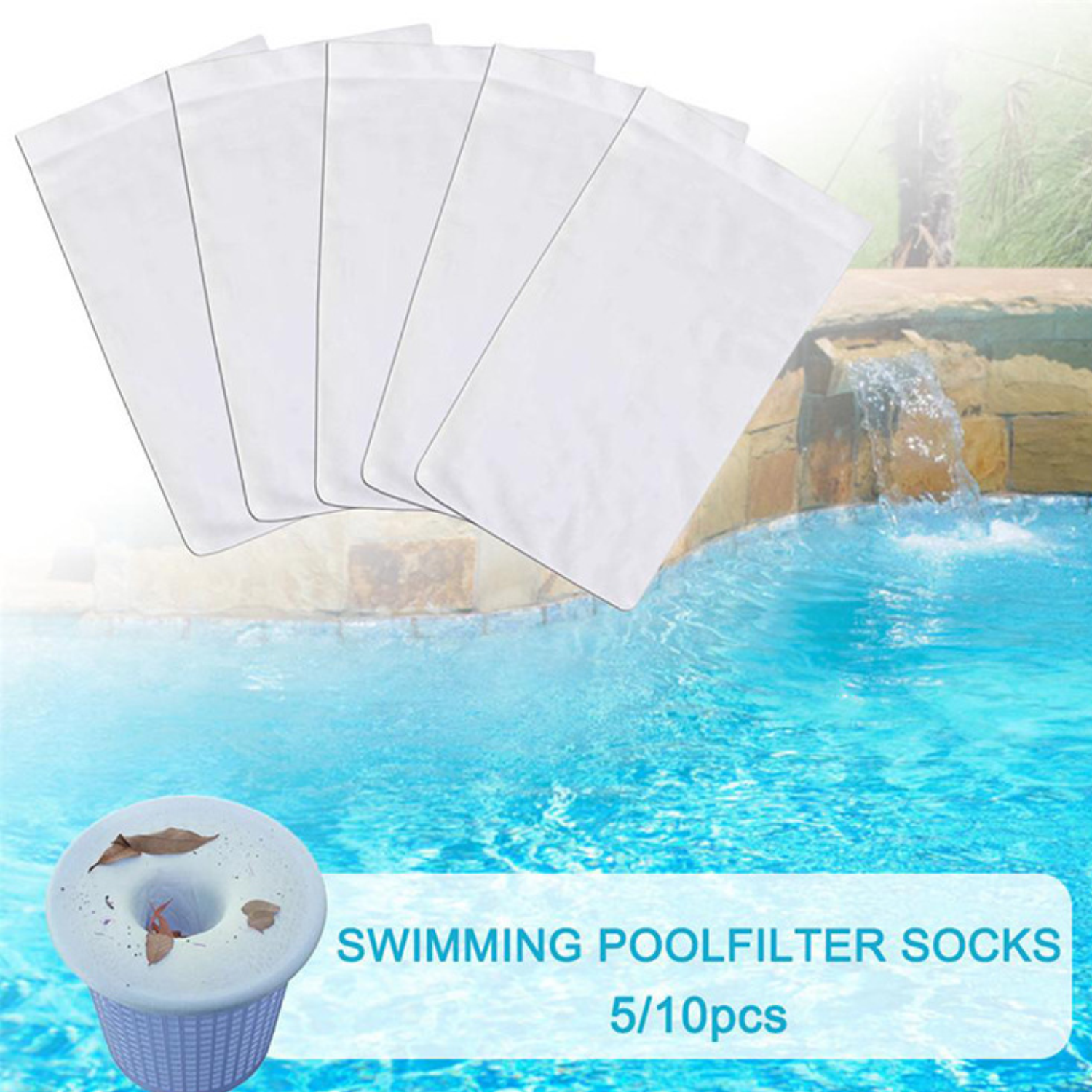 Nylon Fine Mesh Pool Skimmer Socks 3