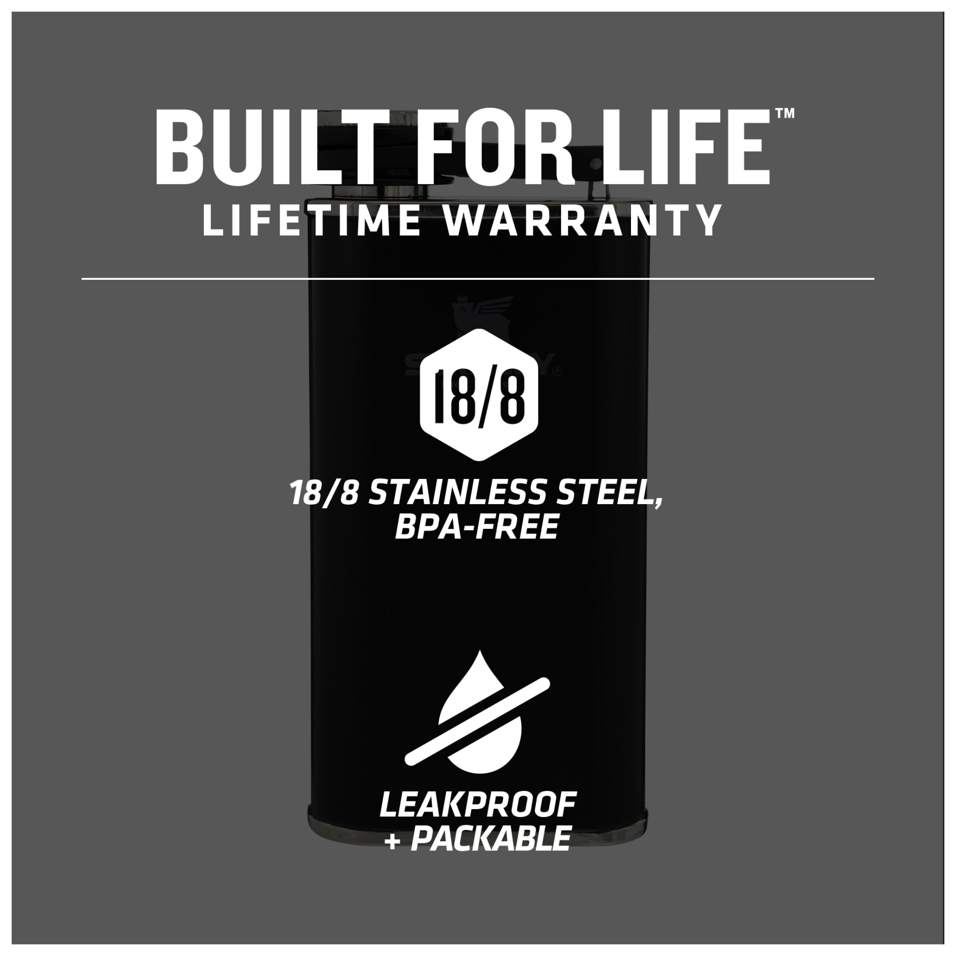 Easy Fill Wide Mouth Flask 8oz