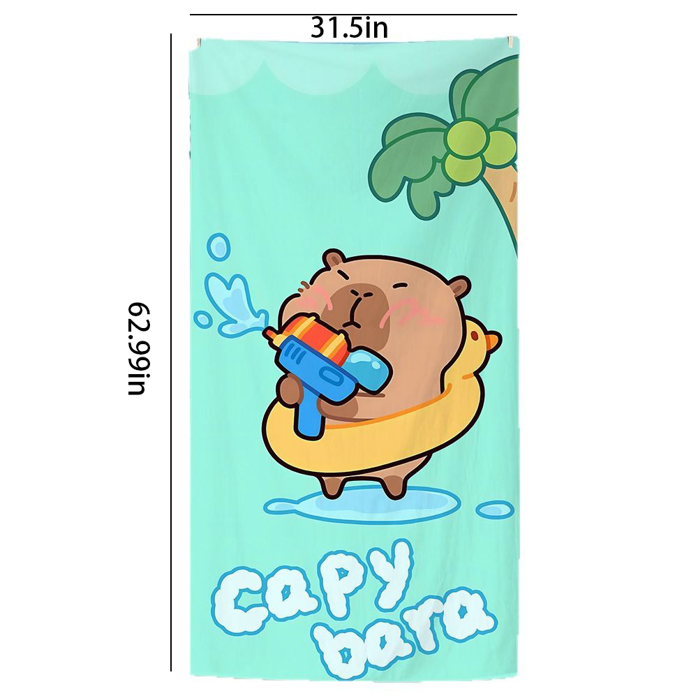 Quick-Dry Microfiber Beach Swim Towel 2
