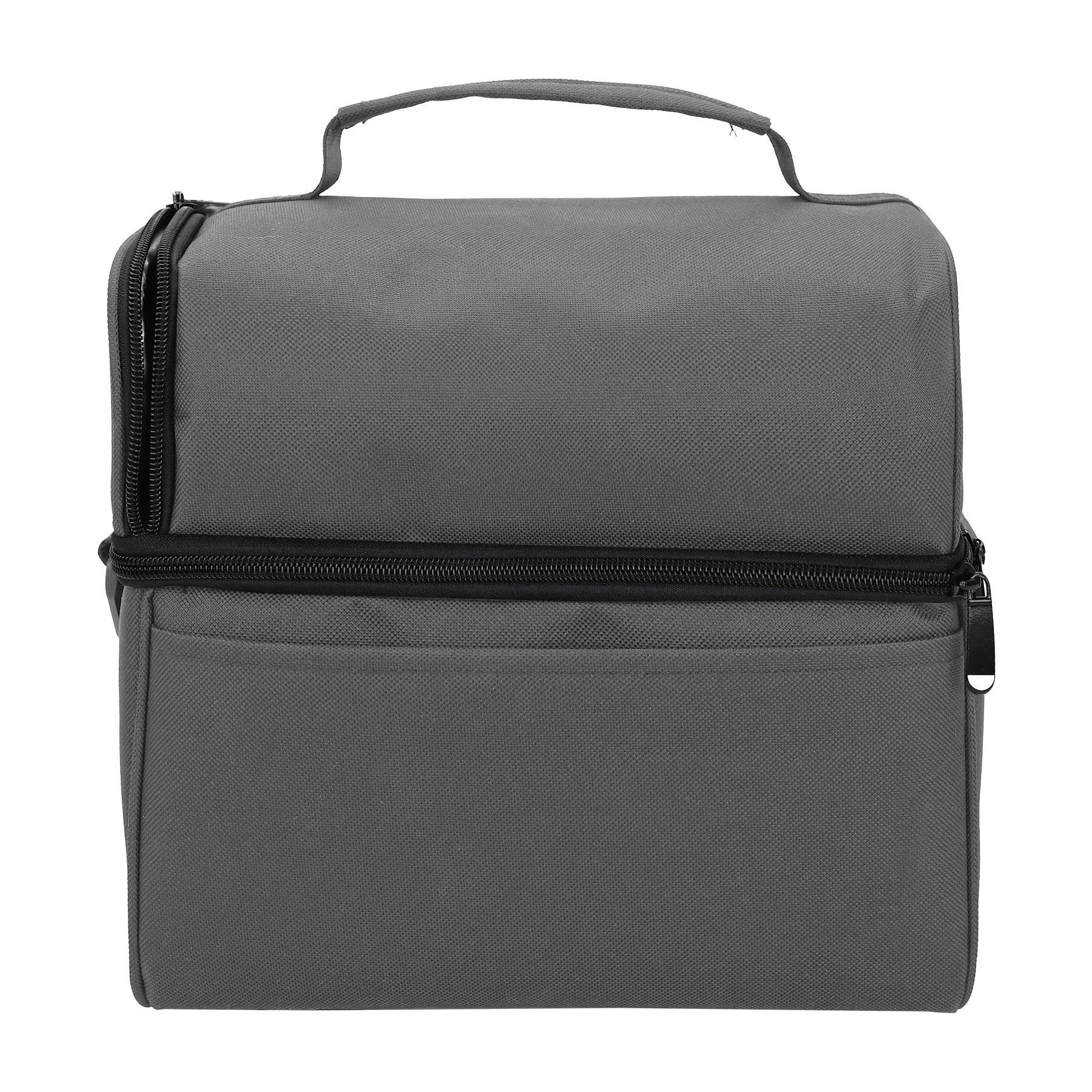 Double-Layer Polyester Crossbody Lunch Bag 6