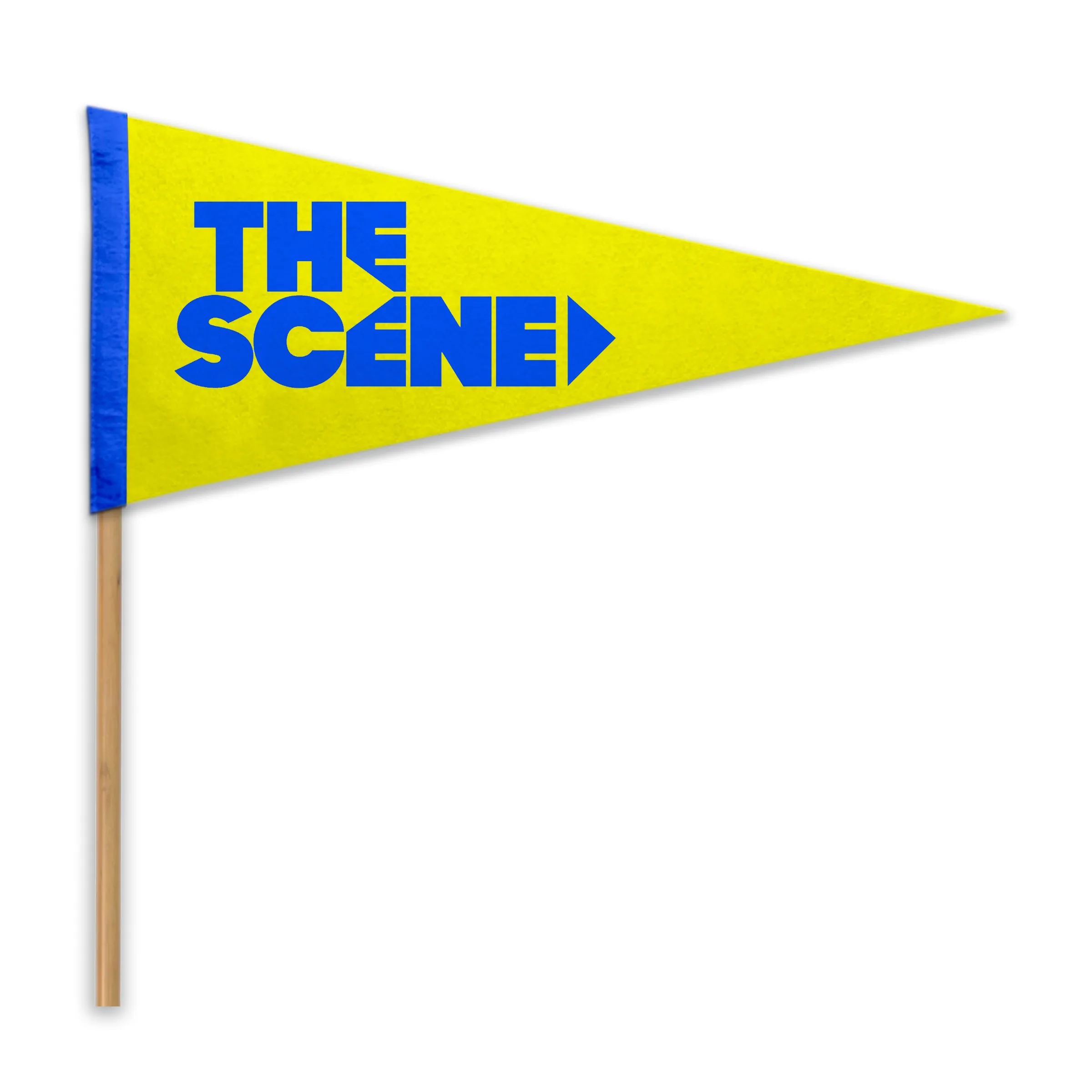 Acrylic Felt Pennant with Pole - Heat Transfer 8