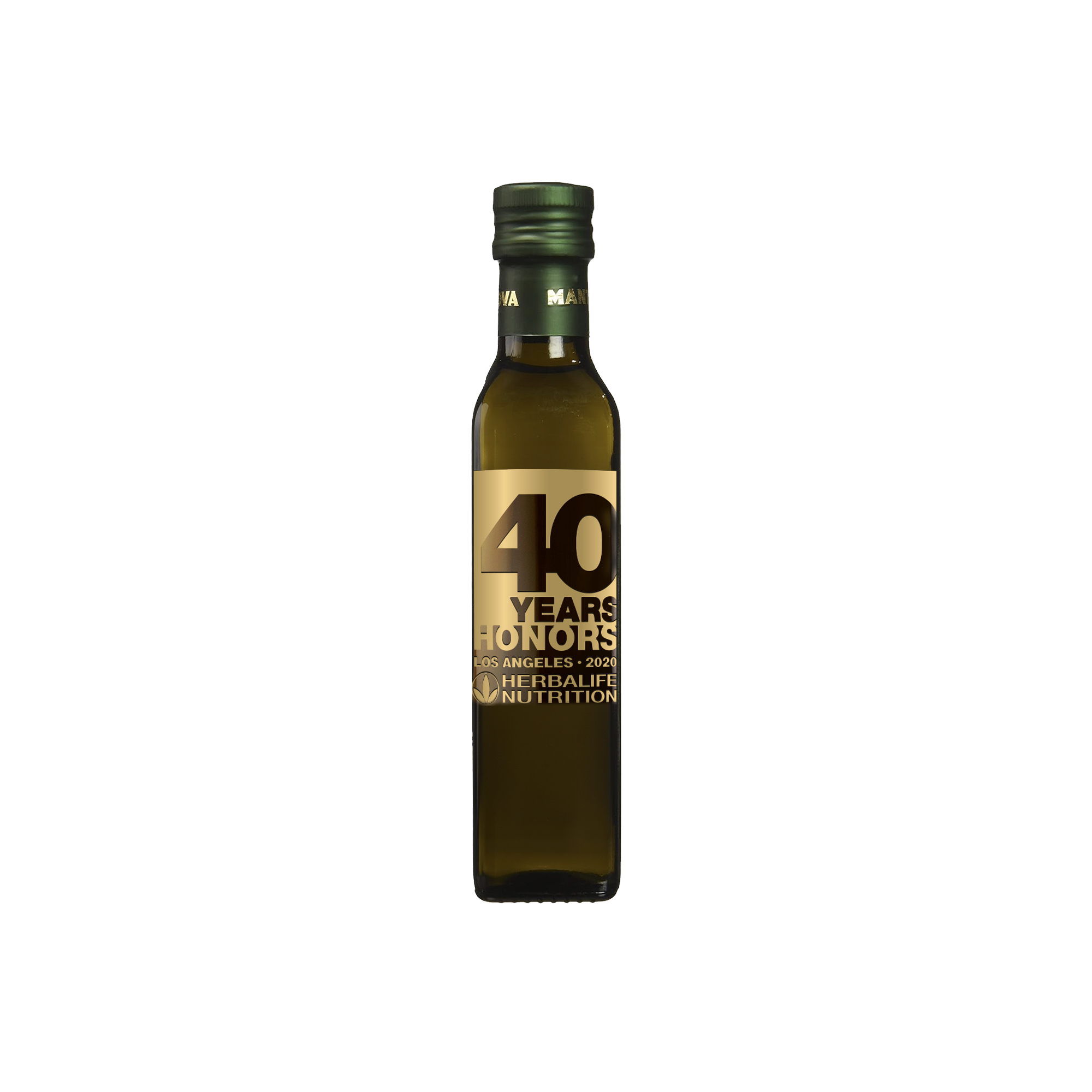 Etched Half-Size Extra Virgin Olive Oil Bottle 1