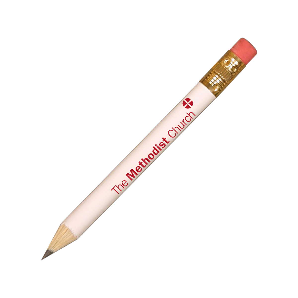 Round Golf Pencil with Erasers 18