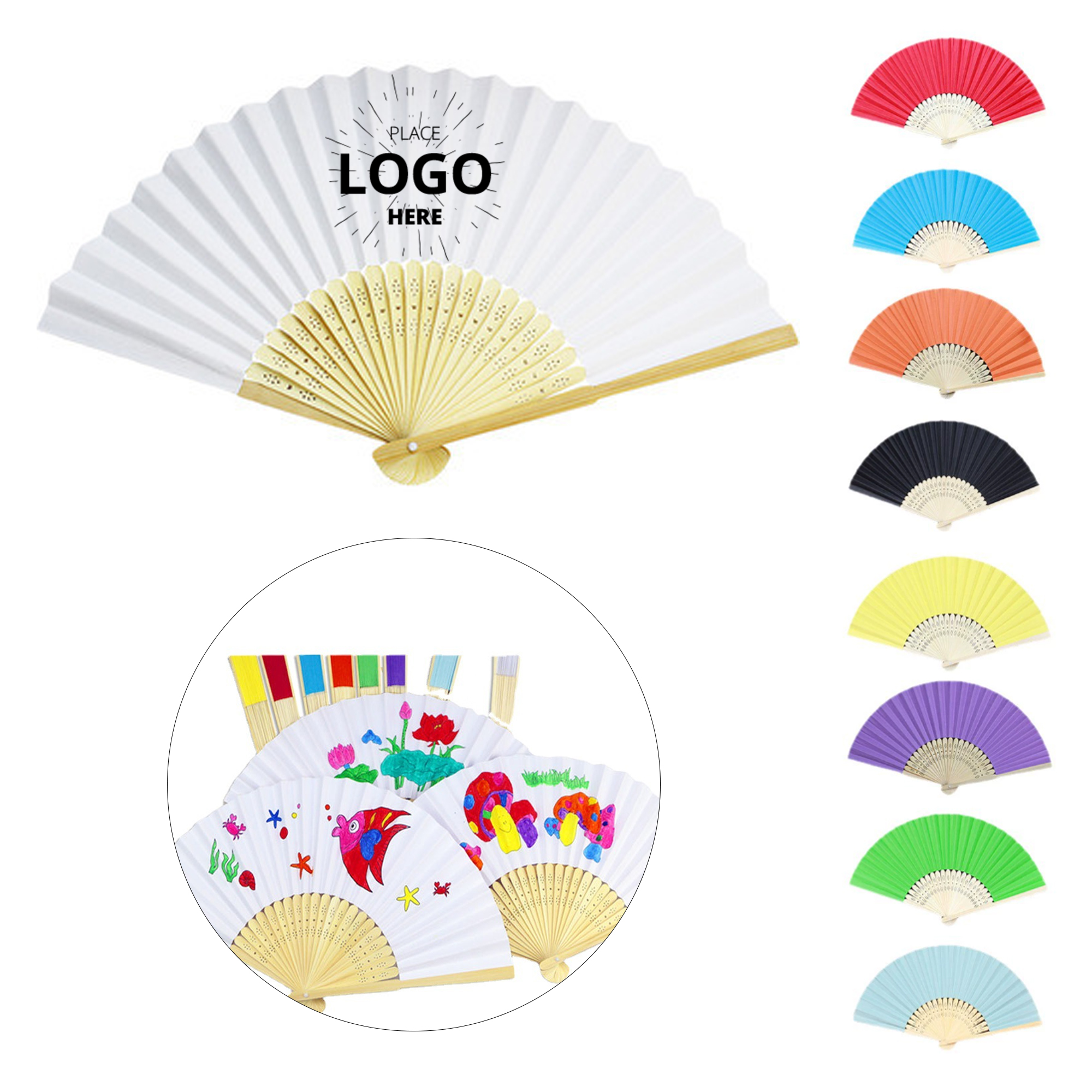 Folding Paper Fan 1