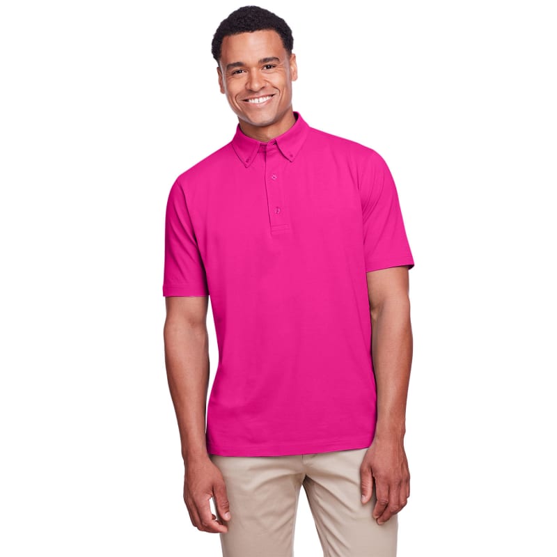 UltraClub Men's Lakeshore Stretch Cotton Performance Polo 11