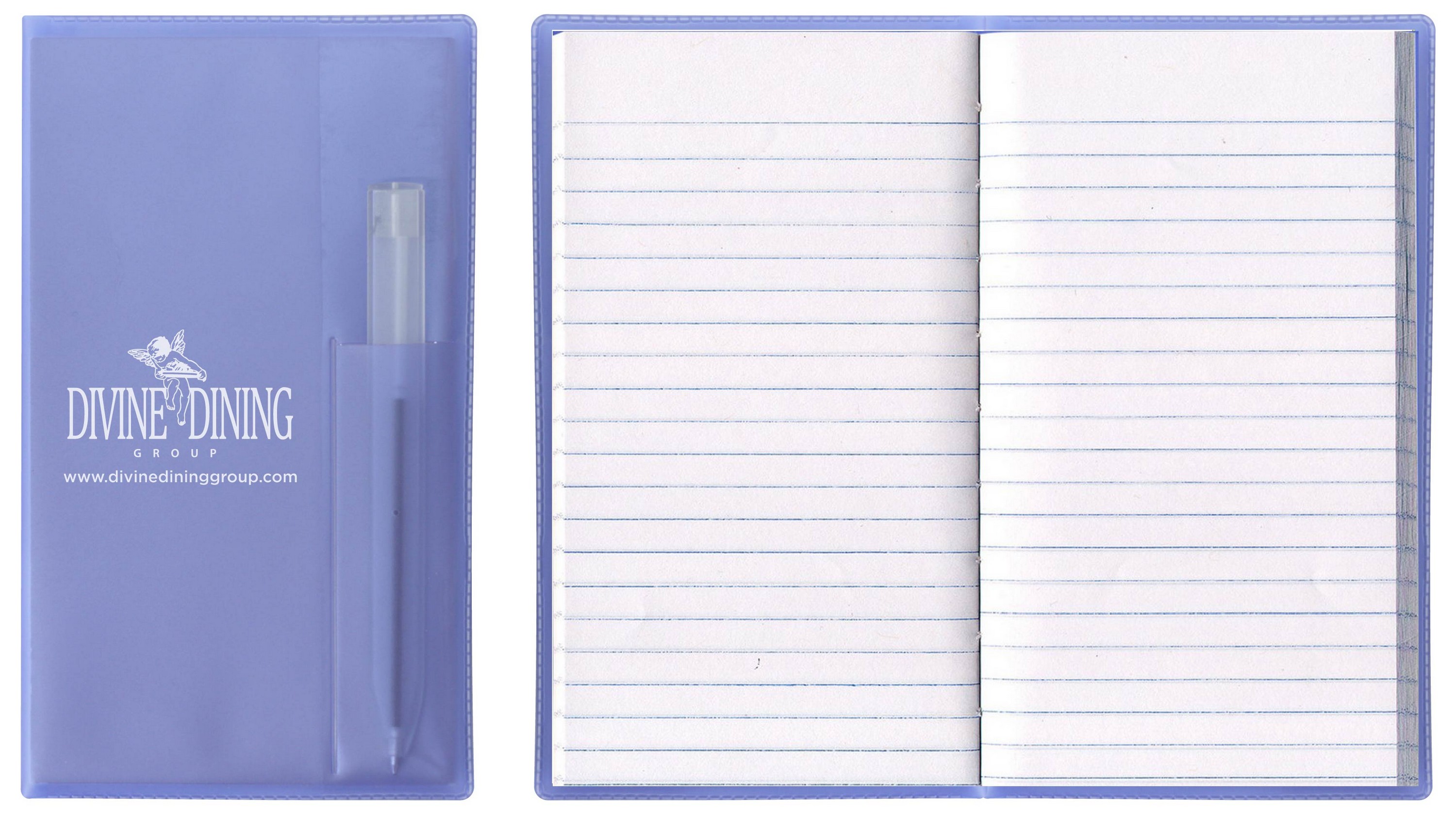 Translucent Vinyl Cover Tally Book with Flat Pen 2