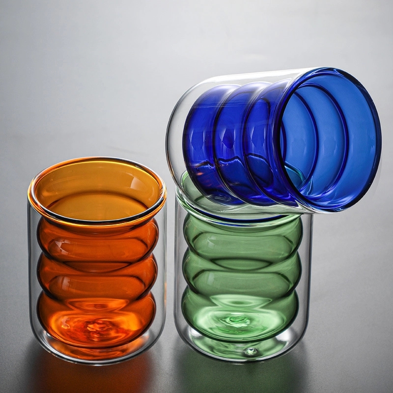 200ml 6.7oz Glass Tea Coffee Mug & Office Drink Gift Cup 10