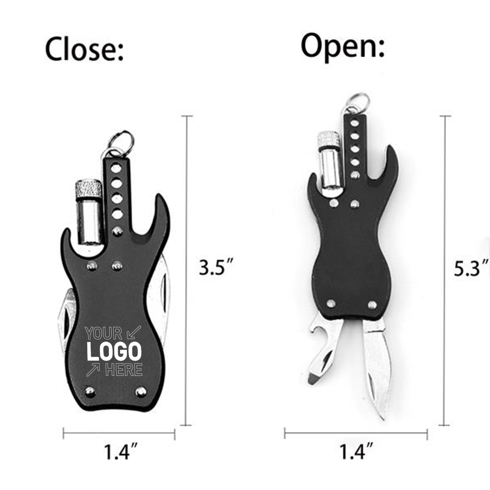 Mini combination pliers folding knife with LED lights Bottle 3