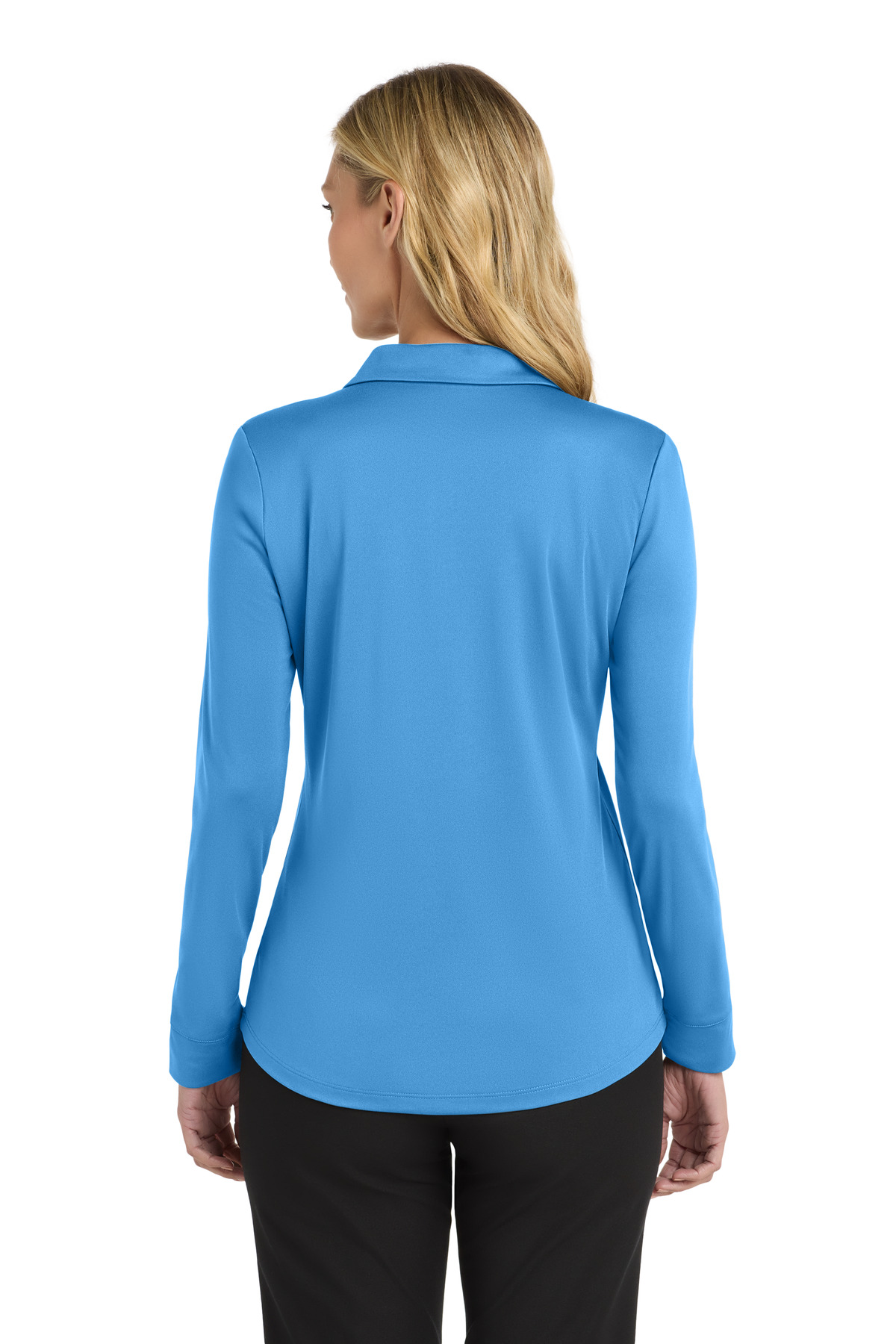 Port Authority Women's Silk Touch Performance Long Sleeve Polo. L540LS 1