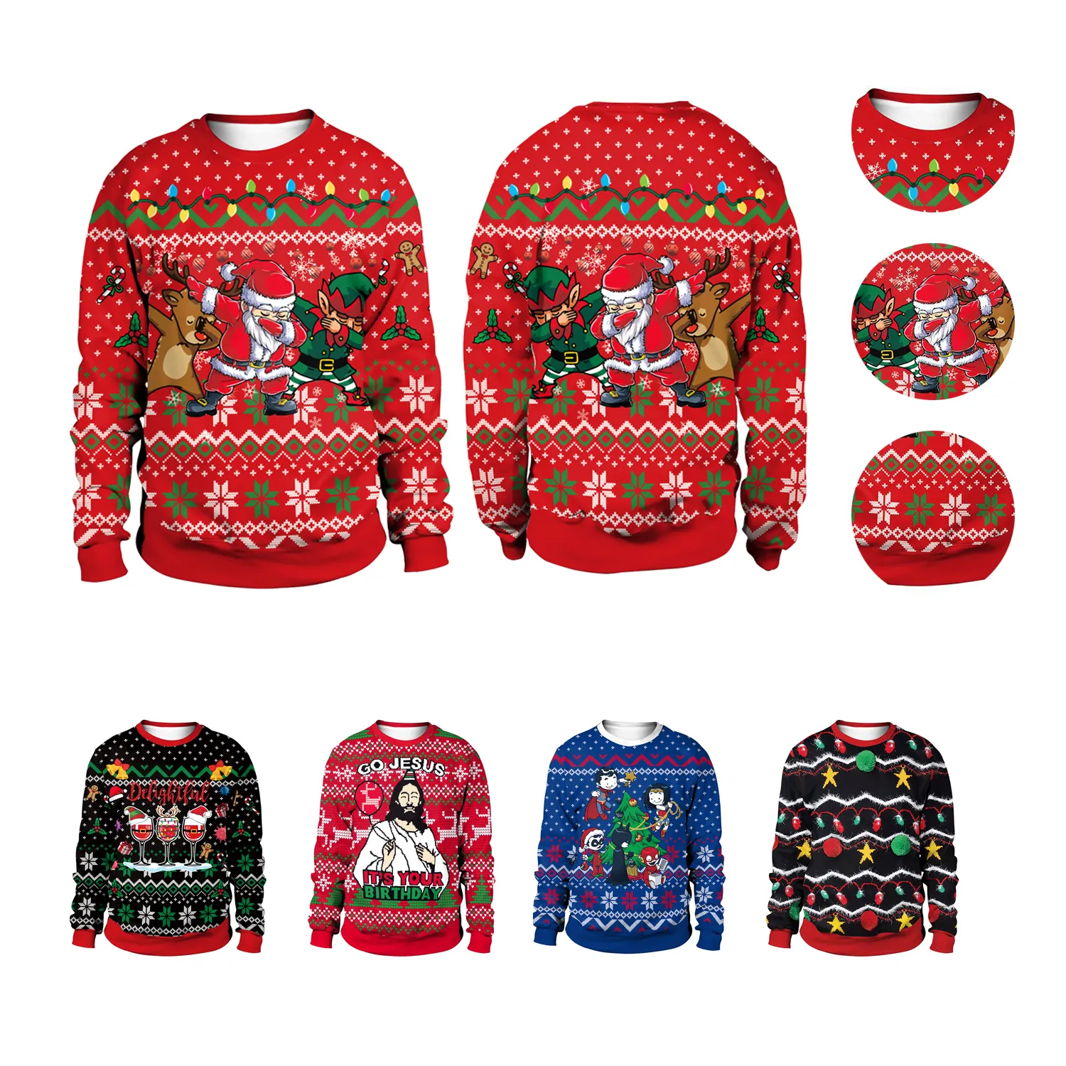 Unisex's Christmas Sweater 1