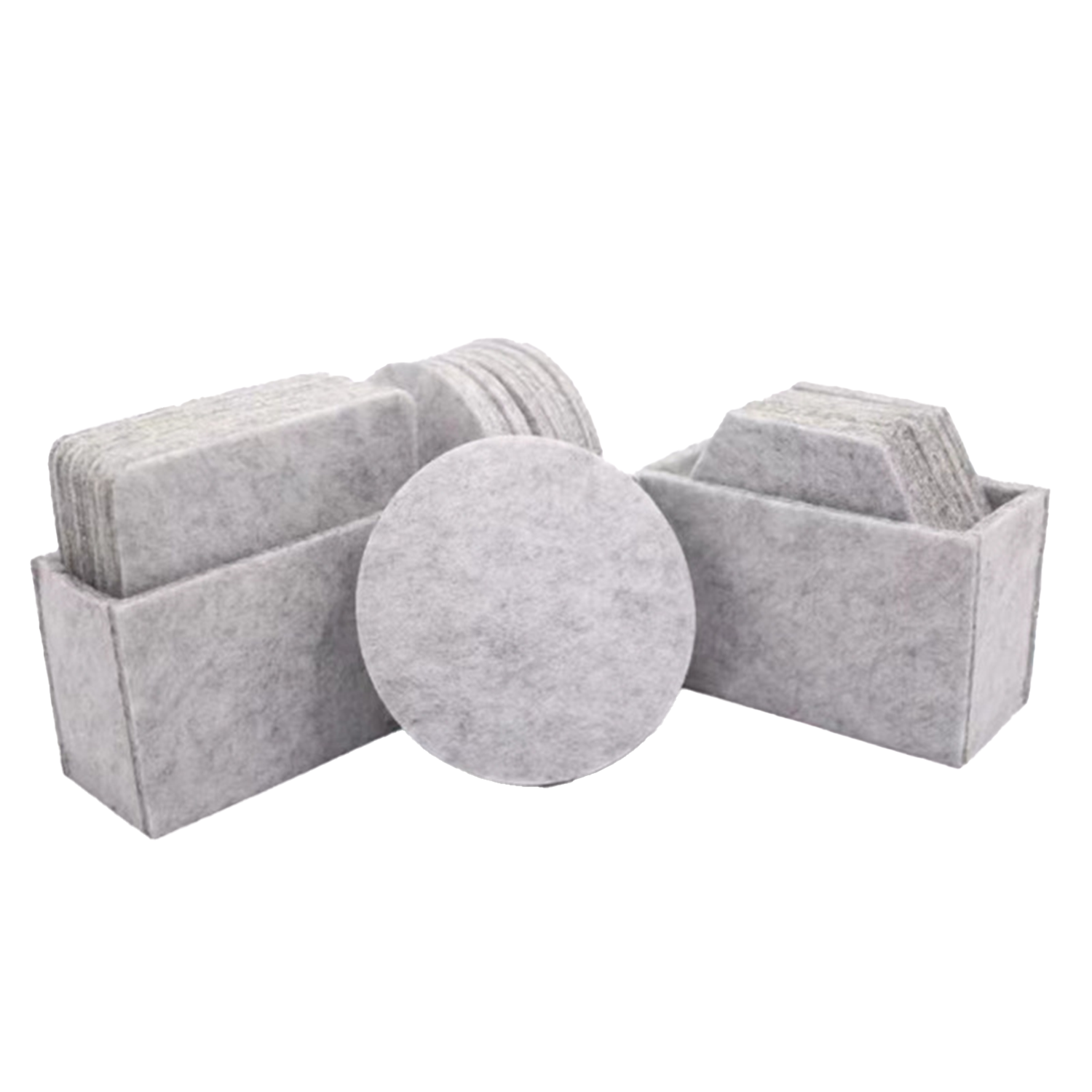 8-piece Felt Drink Coaster Set 4