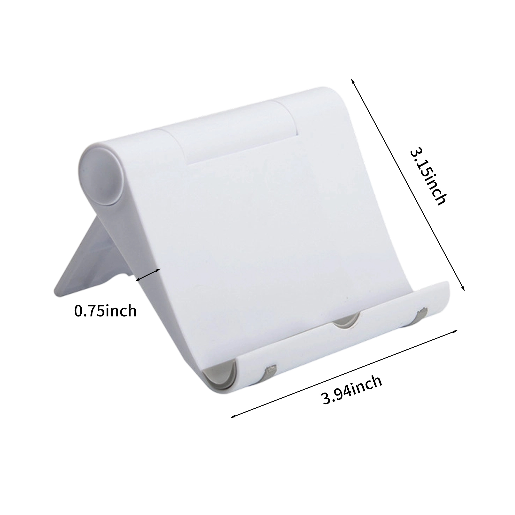 Portable Folding Cell Phone Stand With Rubber Pad Protection 4
