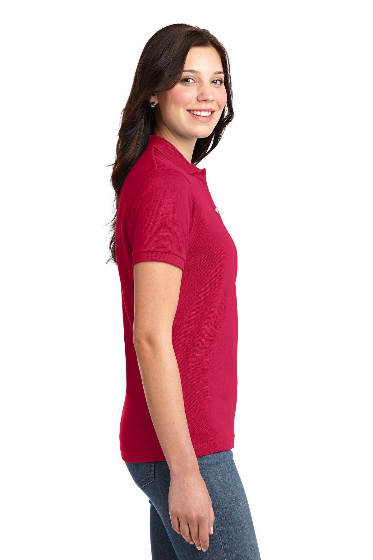 Port Authority Women's Heavyweight Cotton Pique Polo. L420 99