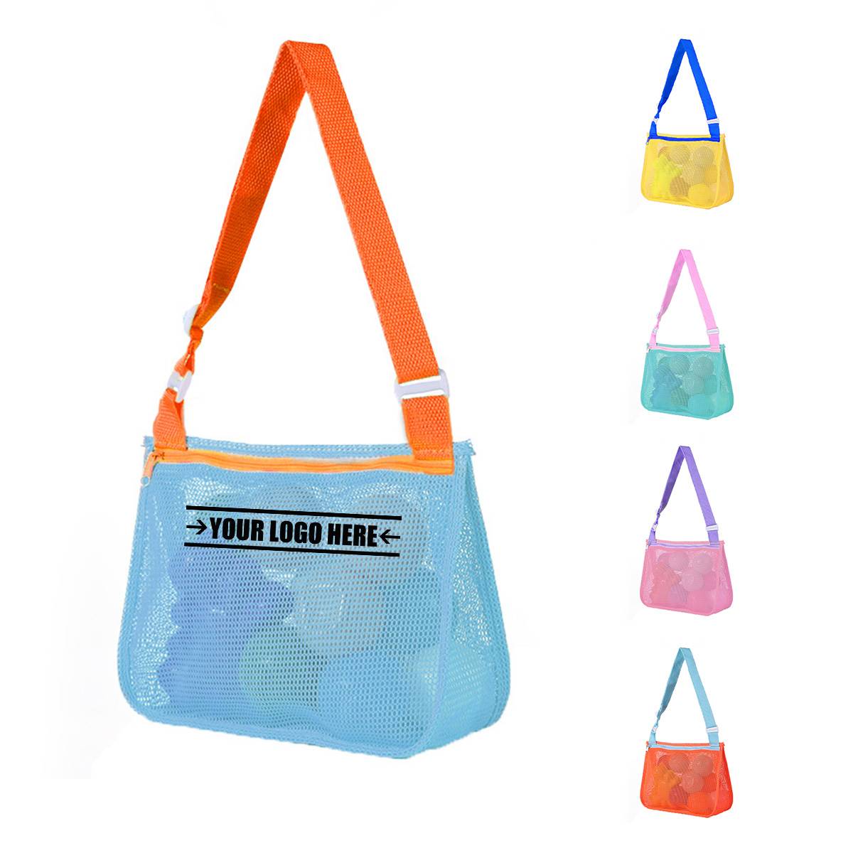 Children'S Toys Mesh Beach Bag Shells 4